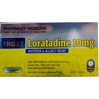 Trust Loratadine 10mg 10 Tablets (S2)