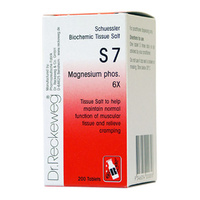 Dr. Reckeweg Schuessler BioChemic Tissue Salt S7 (Magnesium phos. 6X) 200 Tablets