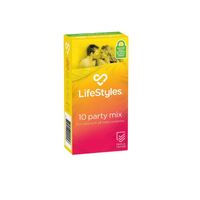 LifeStyles Condoms Party Mix 10 Pack