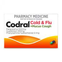 Codral Cold & Flu + Mucus Cough PE 48 Capsules (S2)