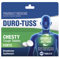 Duro-Tuss Chesty Forte 60 Tablets (S2)