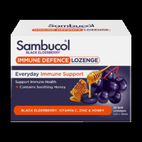 Sambucol Black Elderberry Throat Lozenges 20 Pack