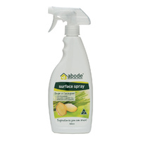 Abode Surface Spray Ginger and Lemongrass 500ml Spray