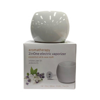 Aromamatic Vapouriser Electric Coral Shape White (2inOne)