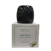 Aromamatic Wax Melt Electric Warmer Black Textured (2inOne)