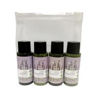 Ausganica Hair & Body Travel Kit Soothing Lavender 30ml x 4 Pack