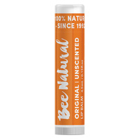 Bee Natural Lip Balm Stick Unscented 4.5ml
