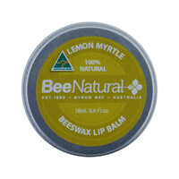 Bee Natural Lip Balm Tin Lemon Myrtle 18ml