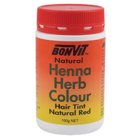 Bonvit Henna Herb Colour Hair Tint Natural Red 100g