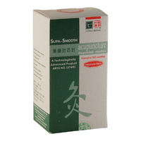 Cathay Herbal Acupuncture Supa-Smooth Disposable Needles 0.18 x 40mm (with guide tube) 100 Pack