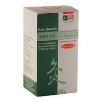 Cathay Herbal Acupuncture Supa-Smooth Disposable Needles 0.20 x 40mm (with guide tube) 100 Pack