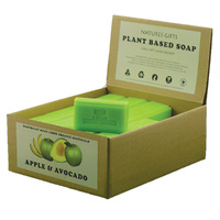 Clover Fields Apple and Avocado Soap 100g [Bulk Buy 36 Units]