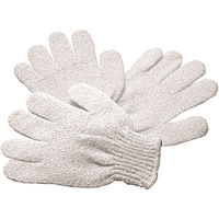 Clover Fields Massage Glove White x 12 Pack