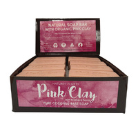 Clover Fields N. Gifts Pink Clay Soap 150g x 16pk