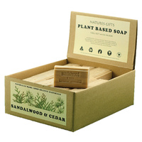 Clover Fields Sandalwood and Cedar Soap 100g [Bulk Buy 36 Units]