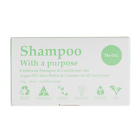 Shampoo with a Purpose by Clover Fields (Shampoo & Conditioner Bar) The O.G. 135g