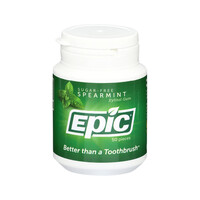 Epic Xylitol (Sugar-Free) Gum Spearmint 50 Piece Tub