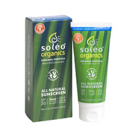 Soleo Org All Nat. Sunscreen SPF30 Orig Formula 80g