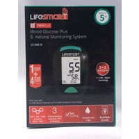 LifeSmart 2TwoPlus Blood Glucose & Ketone Meter LS-946 N [Abbott Optium Neo Ketone Alternative]