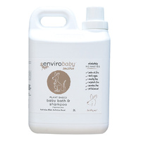 EnviroBaby Plant Based Sensitive Baby Bath & Shampoo Fragrance Free 2L