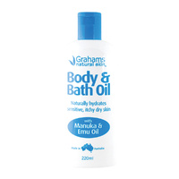 Grahams Natural Body and Bath Oil 220ml