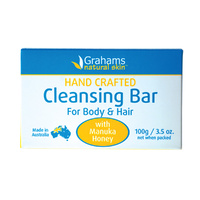 Grahams Natural Cleansing Bar For Hair and Body 100g