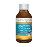Herbs of Gold Elderberry Echinacea and Olive Leaf 100ml