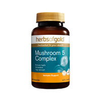 Herbs of Gold Mushroom 5 Complex 60 Capsules