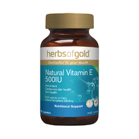 Herbs Of Gold Natural Vitamin E 500I.U. 100 Capsules