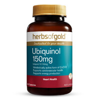 Herbs of Gold Ubiquinol 150mg 60 Capsules