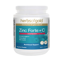Herbs Of Gold Zinc Forte + C (Raspberry Flavour) 100g Oral Powder