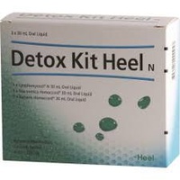 Heel Detox Kit (Lymphomyosot, Nux Vomica Homoccord & Reneel) 3 x 30ml