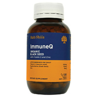 Hab Shifa ImmuneQ Organic Black Seed with Vitamin C & Zinc 120 Tablets