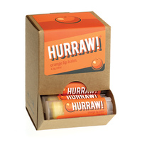 Hurraw! Lip Balm Orange 4.3g [Bulk Buy 24 Units]