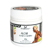 Healthwise ALCAR (Acetyl L-Carnitine) 60g Powder