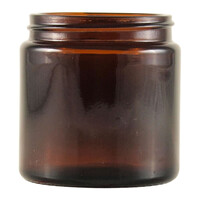 Jar Glass Amber 120ml (single) - Jar Only