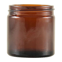 Jar Glass Amber 60ml (single) - Jar Only