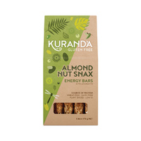 Kuranda Gluten Free Energy Bars Almond Nut Snax 35g x 5 Pack