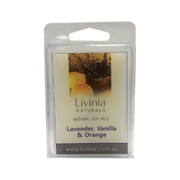 Livinia Naturals Soy Melts Fragrance Oils Lavender, Vanilla & Orange
