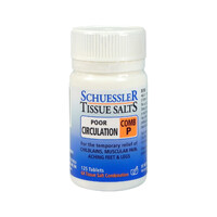 Martin & Pleasance Schuessler Tissue Salts Comb P (Poor Circulation) 125 Tablets
