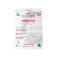 NaturoBest Prenatal Trimester One with Ginger 120 Capsules