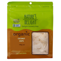 Natures Delight Organic Coconut Chips 100g