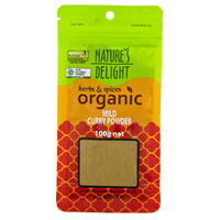 Nature's Delight Organic Mild Curry Powder 100g