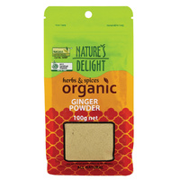 Nature's Delight Organic Ginger Powder 100g