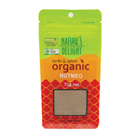 Nature's Delight Organic Nutmeg 40g