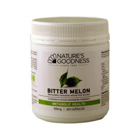 Nature's Goodness Bitter Melon Capsules 500mg 365 Capsules