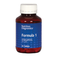 Nutrition Diagnostics Formula 1 84 Tablets
