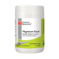 Oriental Botanicals Magnesium Excel (Lemon Lime Zing) 165g Oral Powder