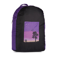 Onya Backpack Charcoal Purple Sunset