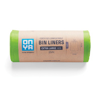 Onya Compostable Bin Liners Extra Large 60L x 25pk